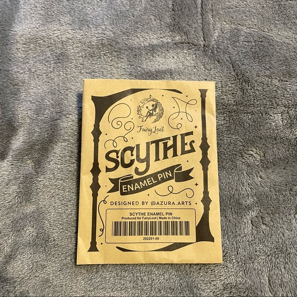 Fairyloot Scythe Enamel Pin - Picture 2 of 3